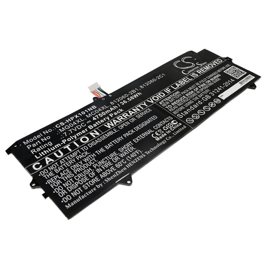 Batteri till HP Elite x2 1012 G1-X0D78US 4750mAh / 36.58Wh