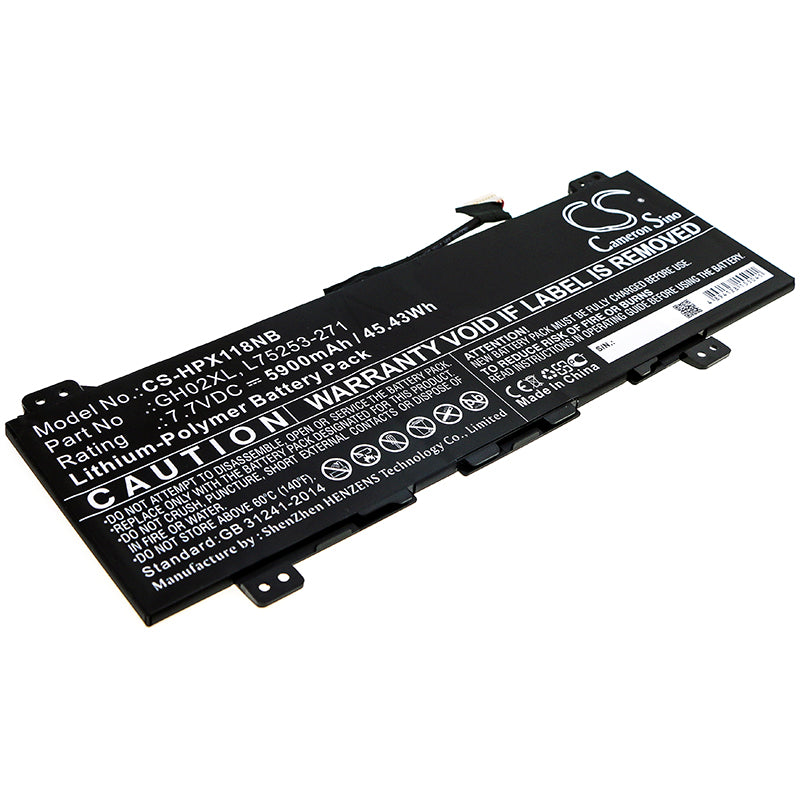 Battery for HP 11 G8 EE 5900mAh / 45.43Wh