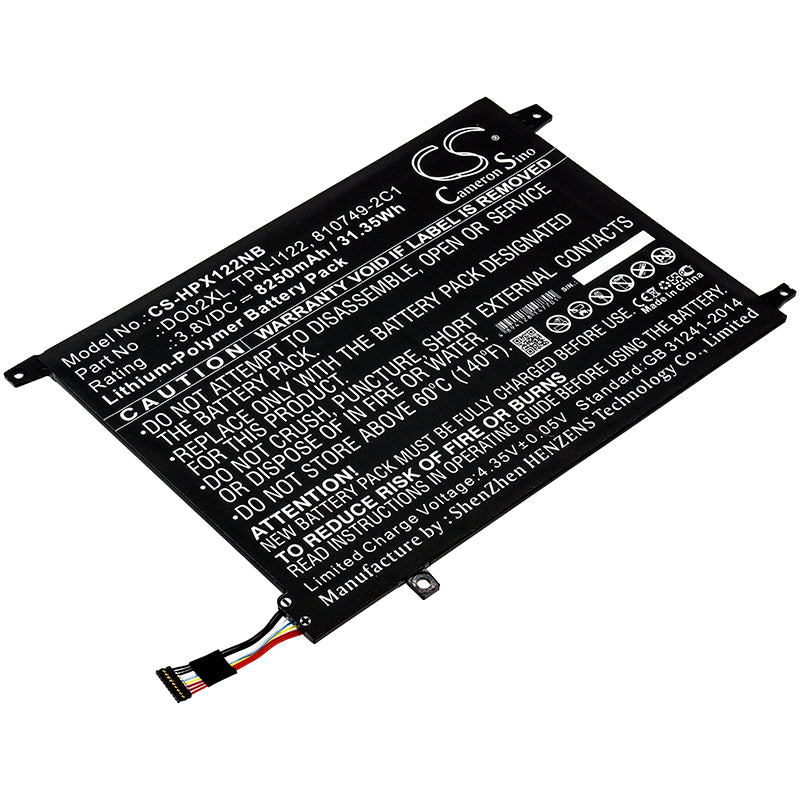 Batteri till HP Pavilion X2 10-J013TU 8250mAh / 31.35Wh