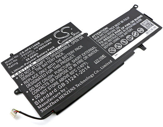 Battery for HP ENVY X360 13-Y044CL 4900mAh / 55.86Wh