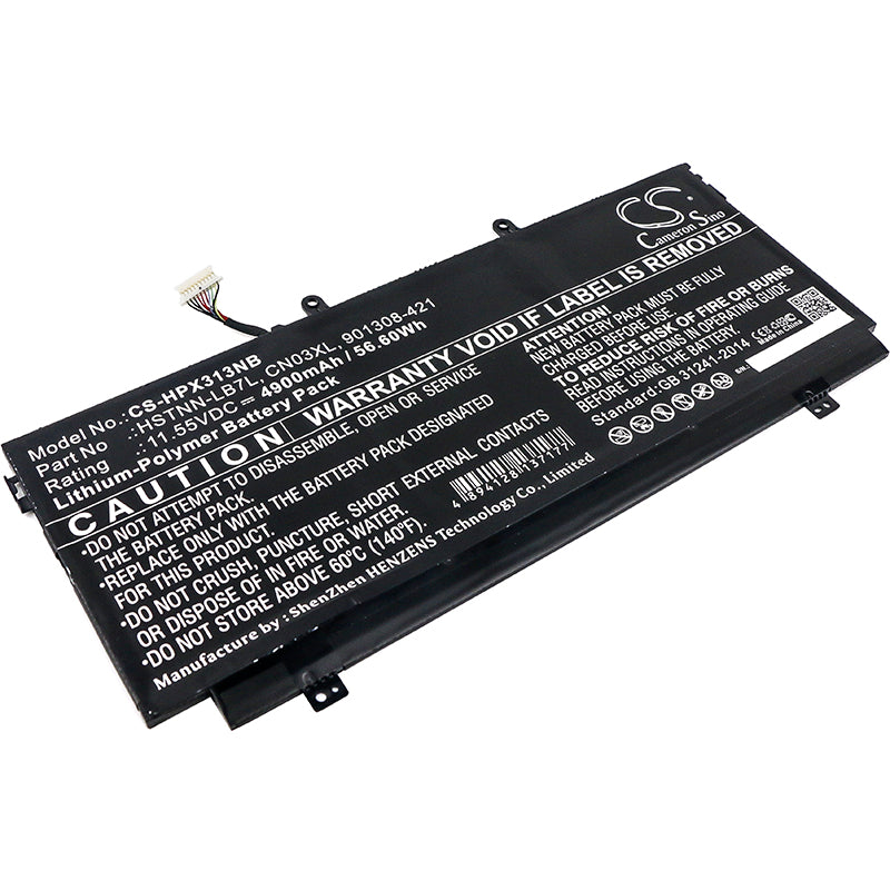 Battery for HP ENVY 13-AB096 4900mAh / 56.60Wh