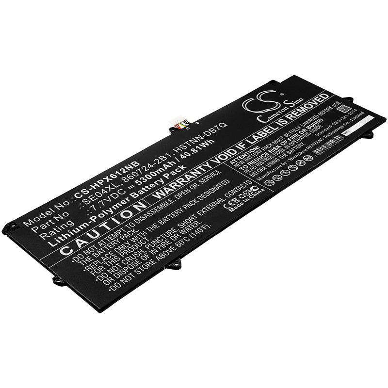 Batteri till HP Pro X2 612 G2 (1KZ50PA) 5300mAh / 40.81Wh