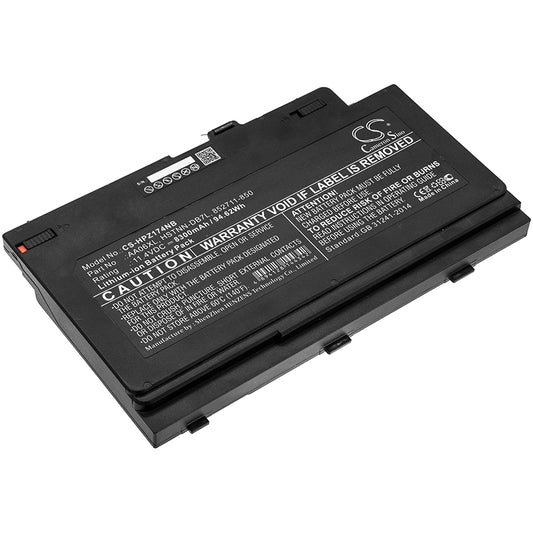 Batteri till HP ZBook 17 G4-Y6K38EA 8300mAh / 94.62Wh