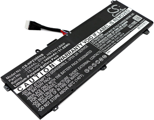 Battery for HP ZBook Studio G4(Y6K17EA) 3400mAh / 51.68Wh
