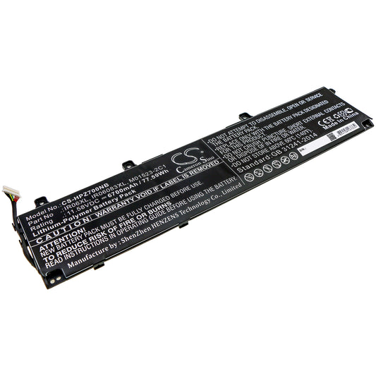 Batteri till HP ZBook Power G7 6700mAh / 77.59Wh