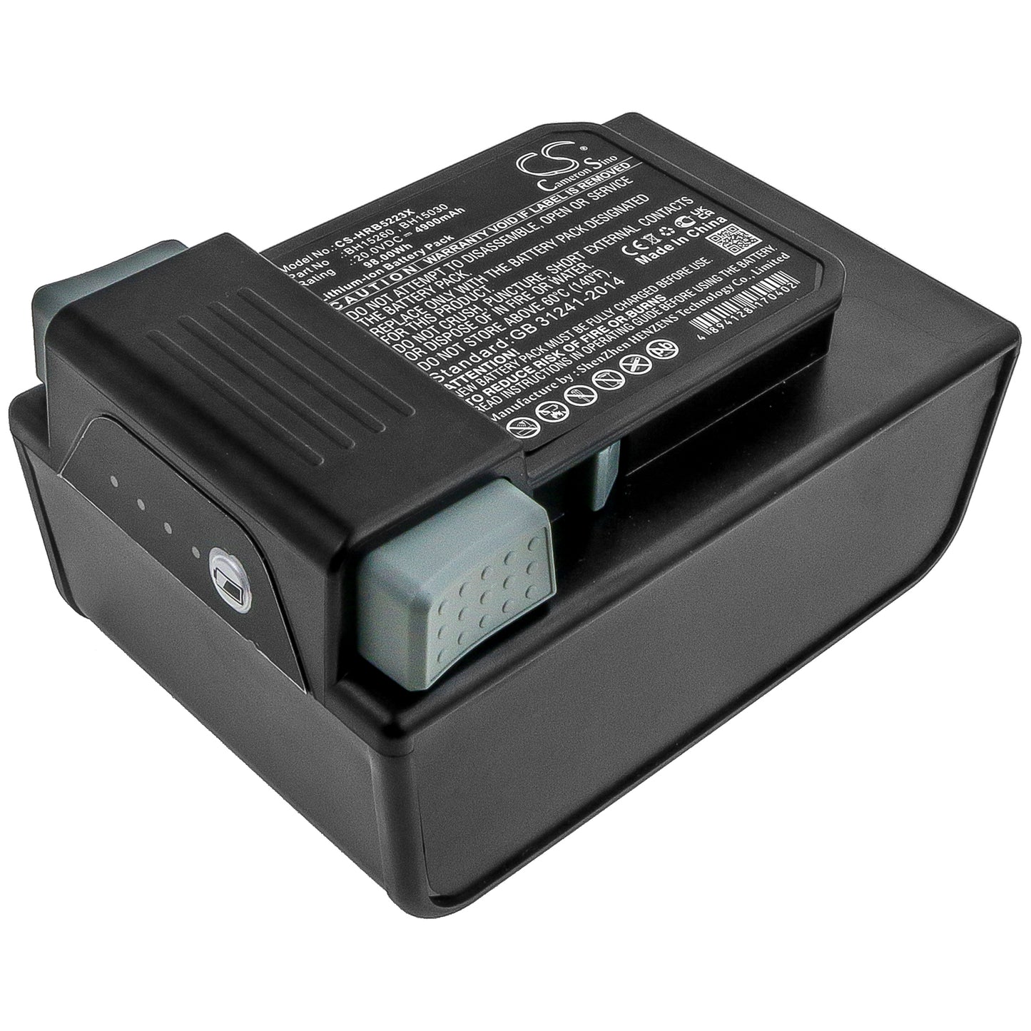 Batteri till Hoover BH57220 4900mAh / 98.00Wh
