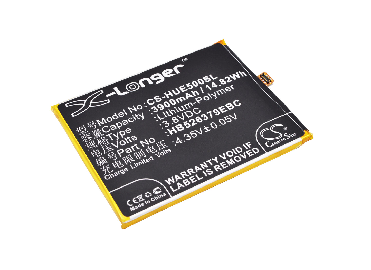 Batteri till Huawei TIT-U02 3900mAh / 14.82Wh