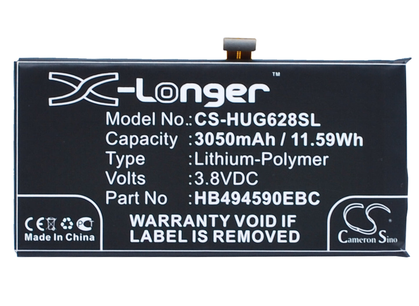 Batteri till Huawei  Ascend G628 3050mAh / 11.59Wh