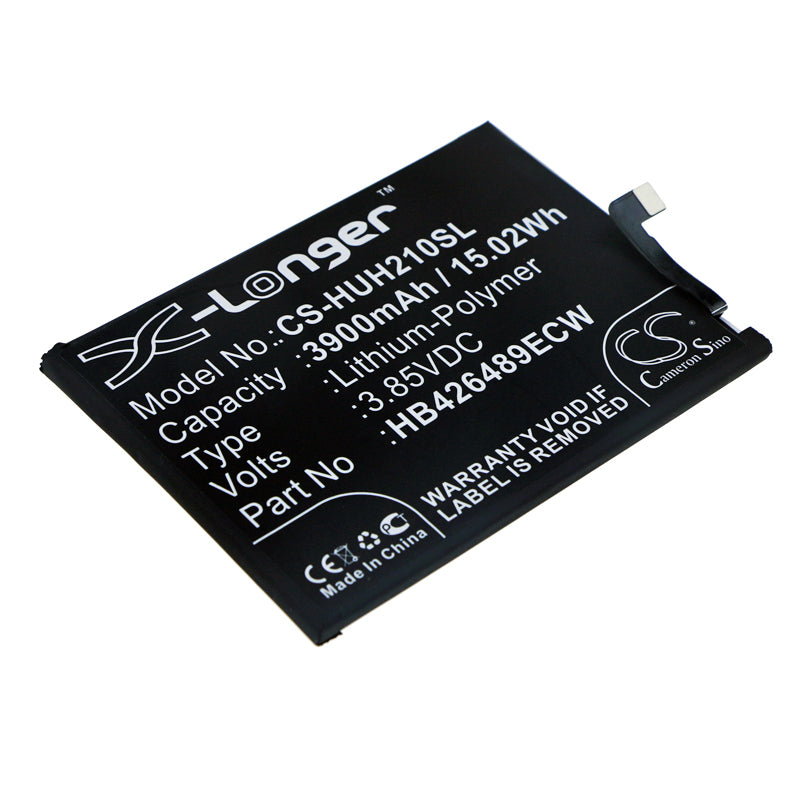 Huawei Enjoy 10S:n akku 3900 mAh / 15,02 Wh
