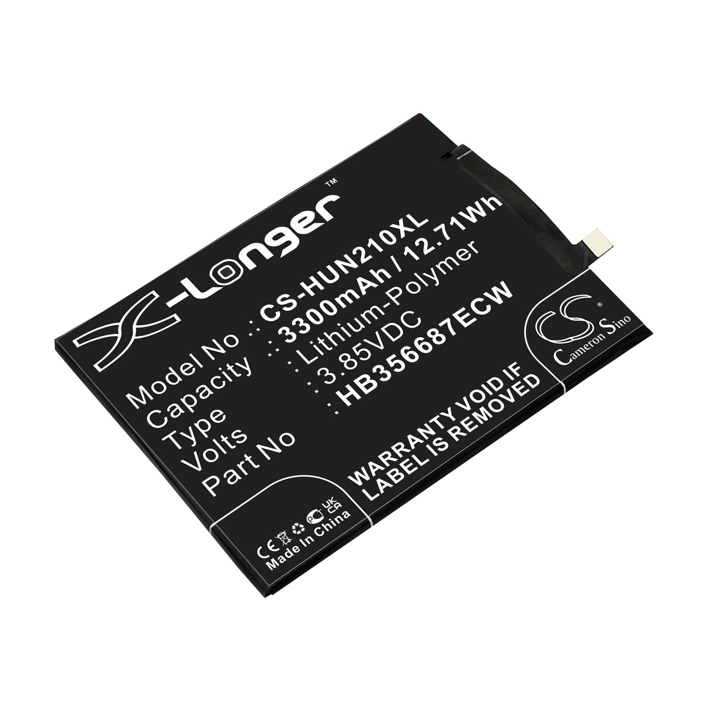 Battery for Huawei Nova 3i Dual SIM 3300mAh / 12.71Wh