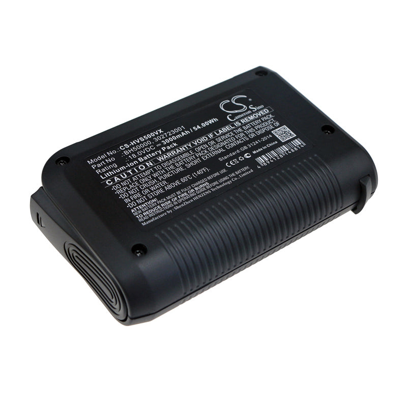 Battery for Hoover BH50010 Platinum Collection Co 3000mAh / 54.00Wh