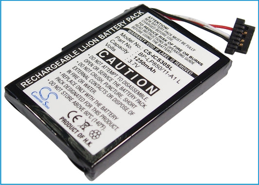 Navman S30:n akku 1250mAh / 4,63Wh