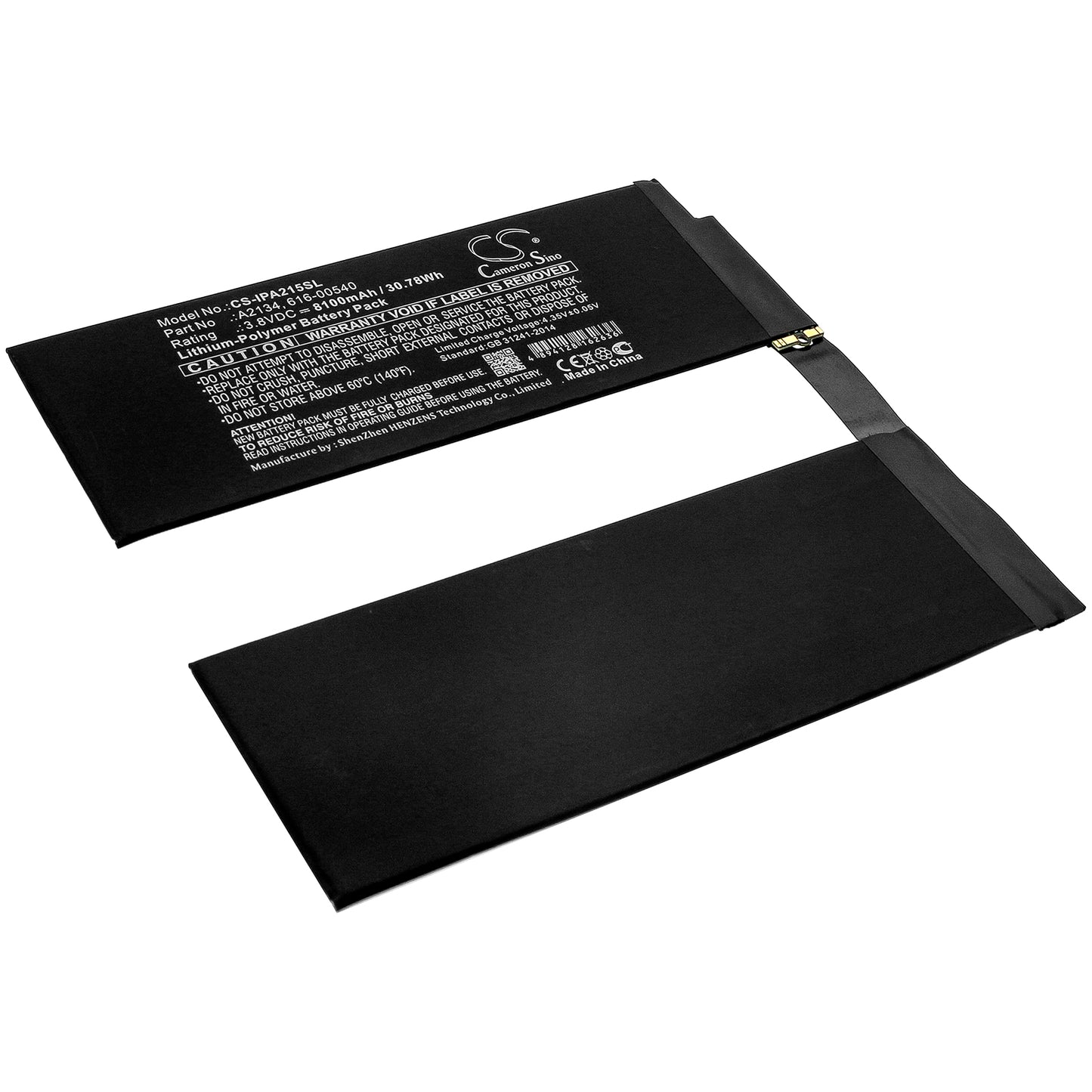 Batteri till Apple  A2123 8100mAh / 30.78Wh