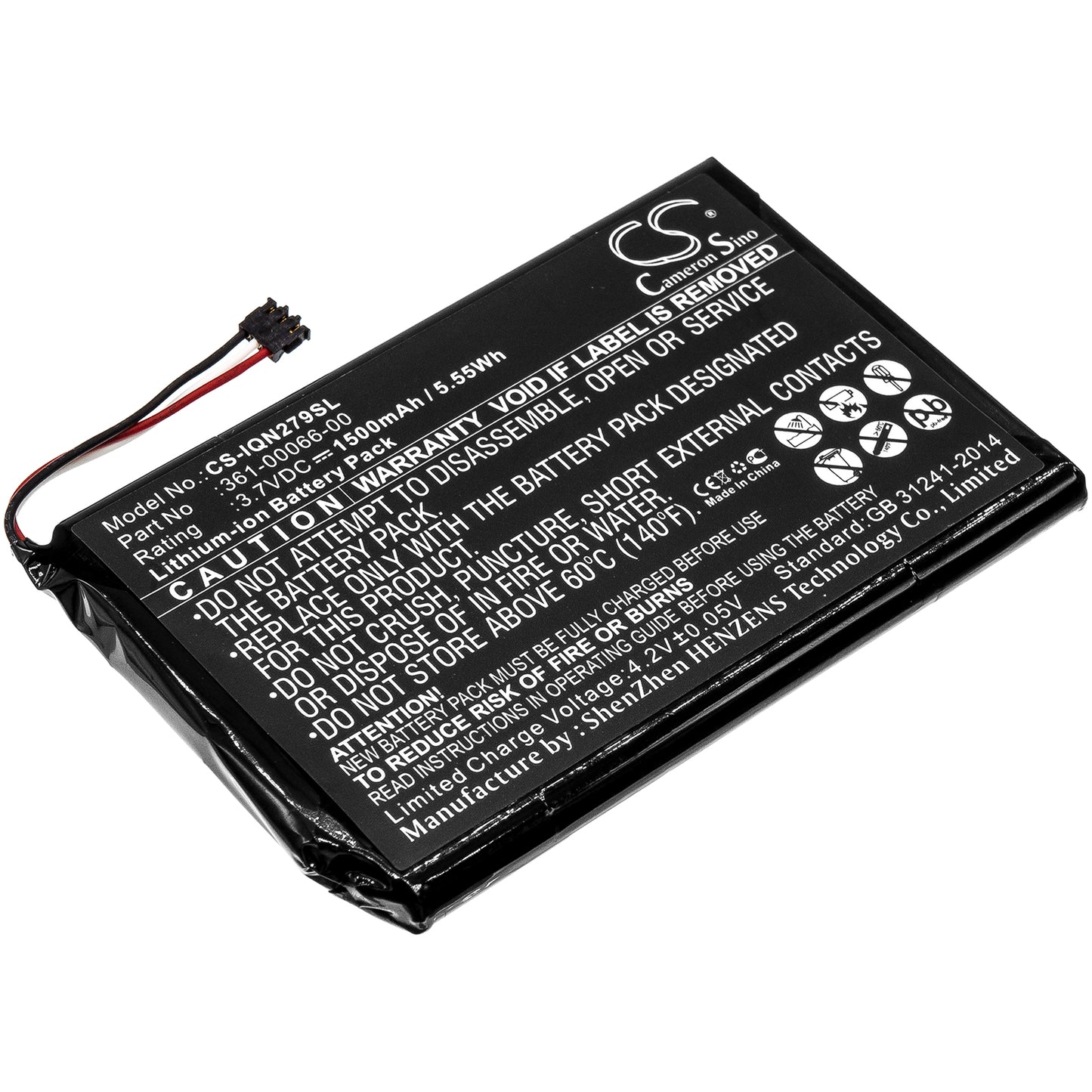 Battery for Garmin 2689LMT 6-inch 1500mAh / 5.55Wh