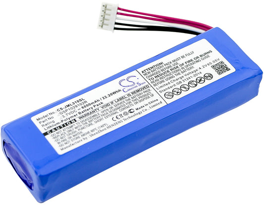 Battery for JBL Charge 3 2015 Version 6000mAh / 22.20Wh