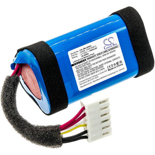 Battery for JBL JBLCHARGE4BLUAM 7800mAh / 28.86Wh