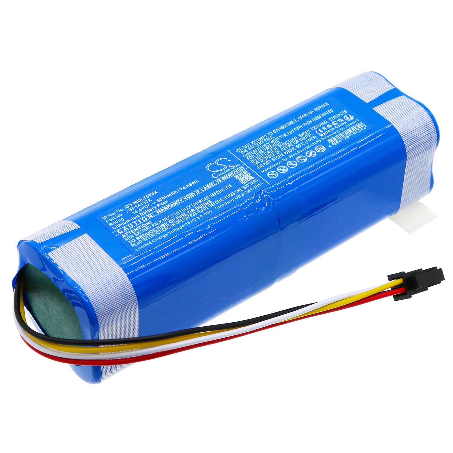 Batteri till Midea M7 Pro 5200mAh / 74.88Wh