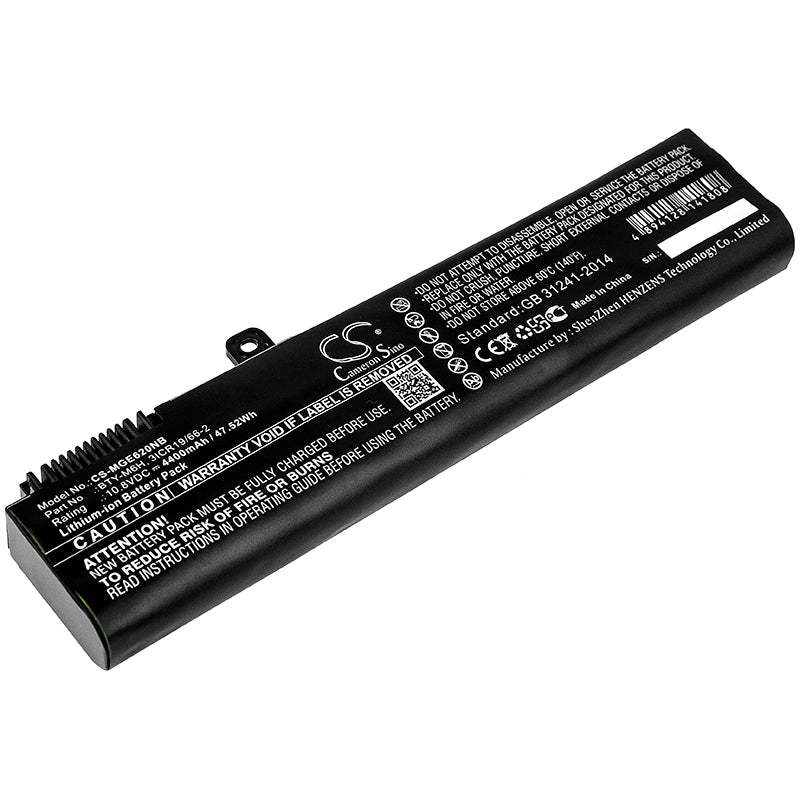 Batteri till MSI GE62VR 6RF-010CN 4400mAh / 47.52Wh