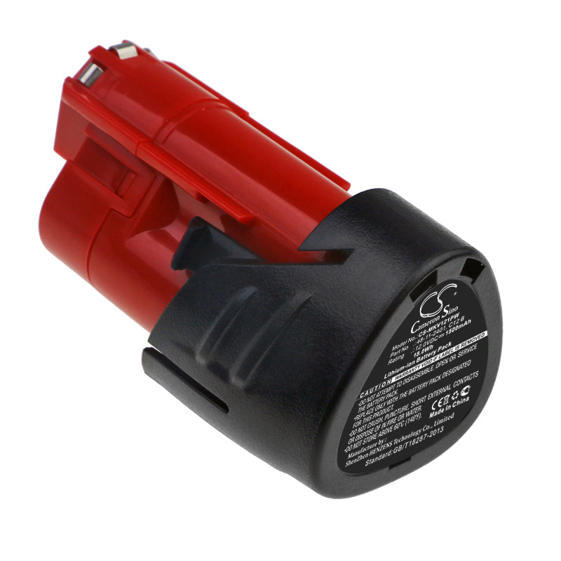 Batteri till Milwaukee M12 BPP2B 1500mAh / 18.00Wh