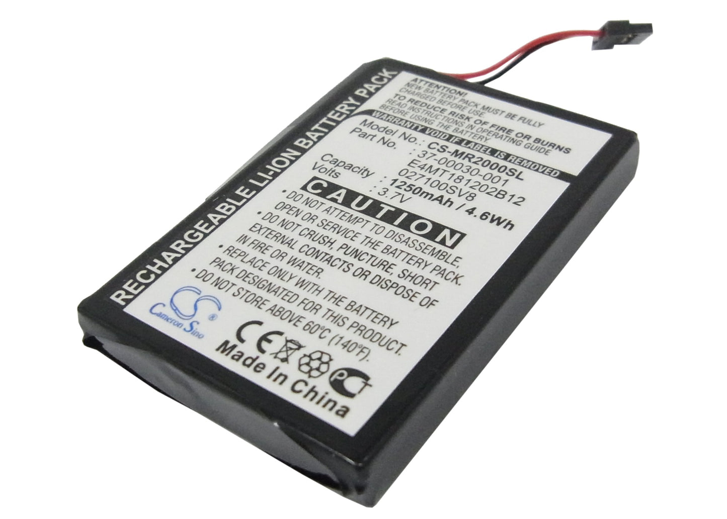 Akku Magellan RoadMate 2250T 1250mAh / 4.63Wh
