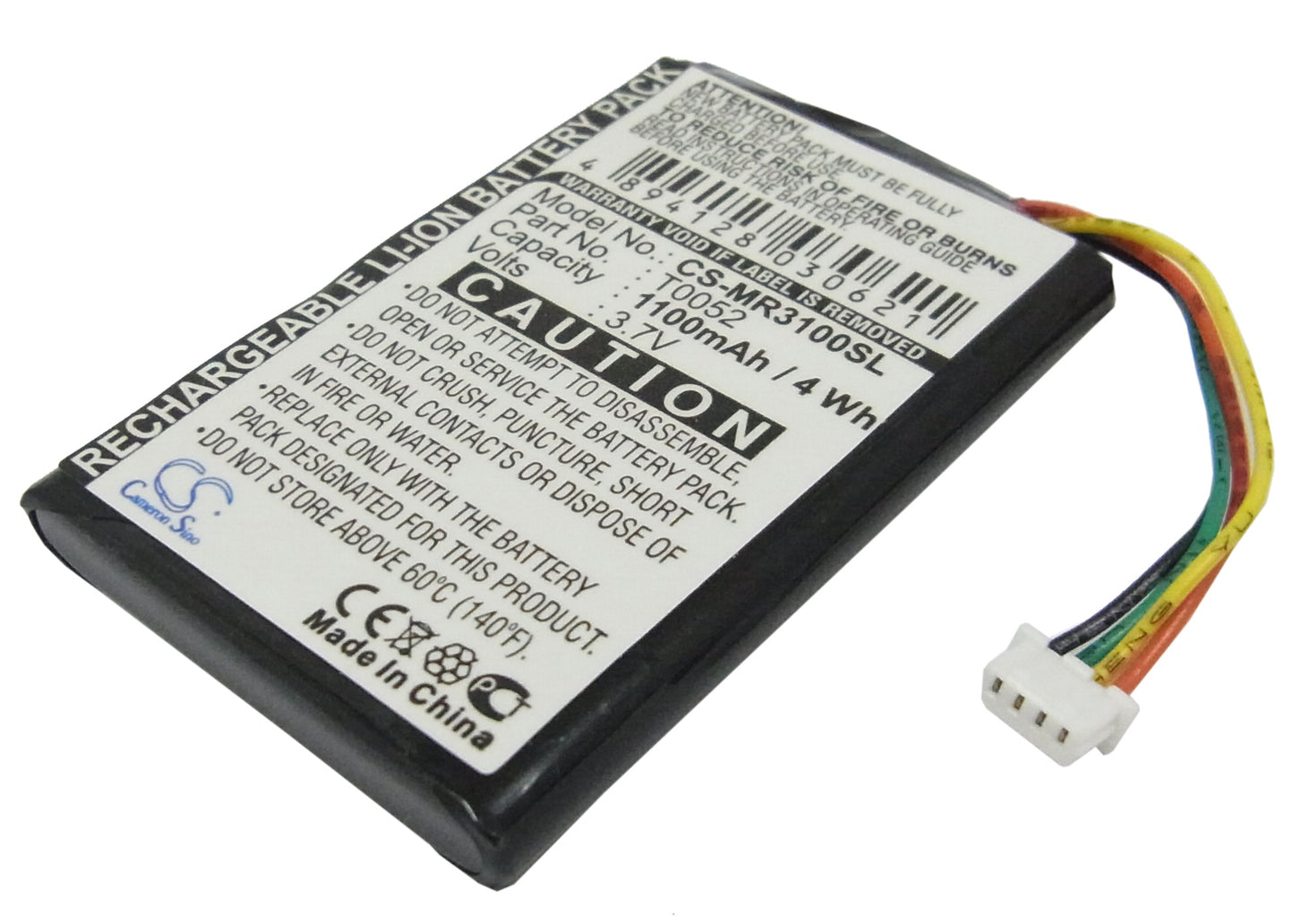 Akku Magellan RoadMate 1200 (4 johtoa) 1100mAh