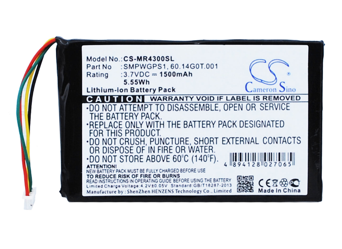 Akku Magellan Maestro 4350 1500mAh / 5,55Wh