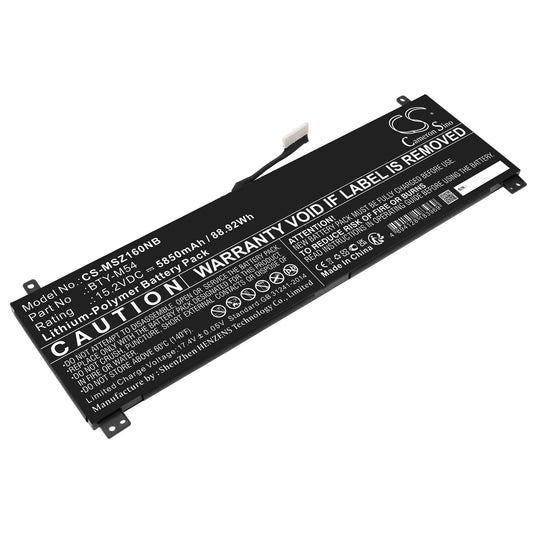 Batteri till MSI Creator Z16 A11UET-3109JP 5850mAh / 88.92Wh