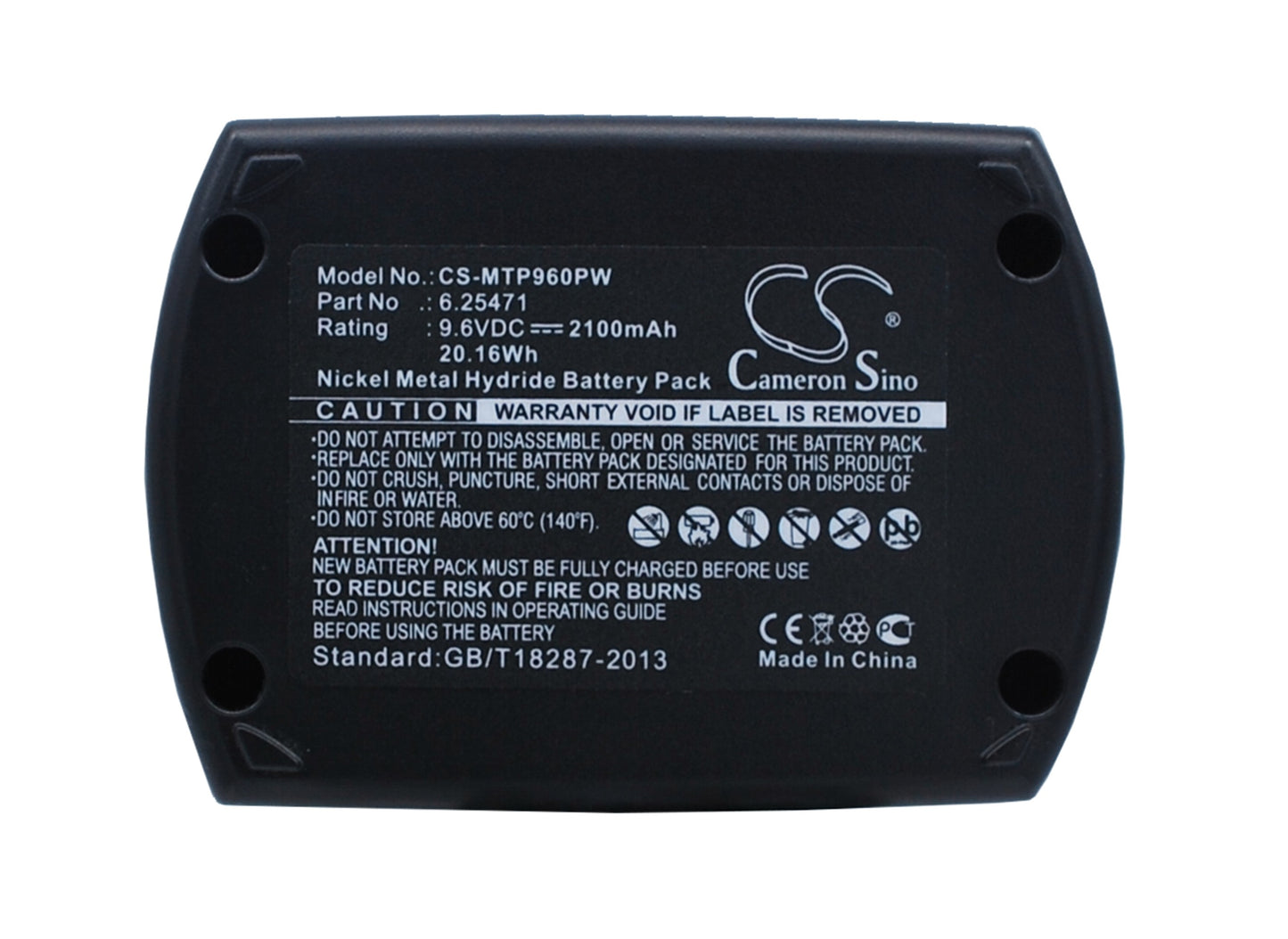 Batteri till Metabo BSZ9.6 2100mAh / 20.16Wh
