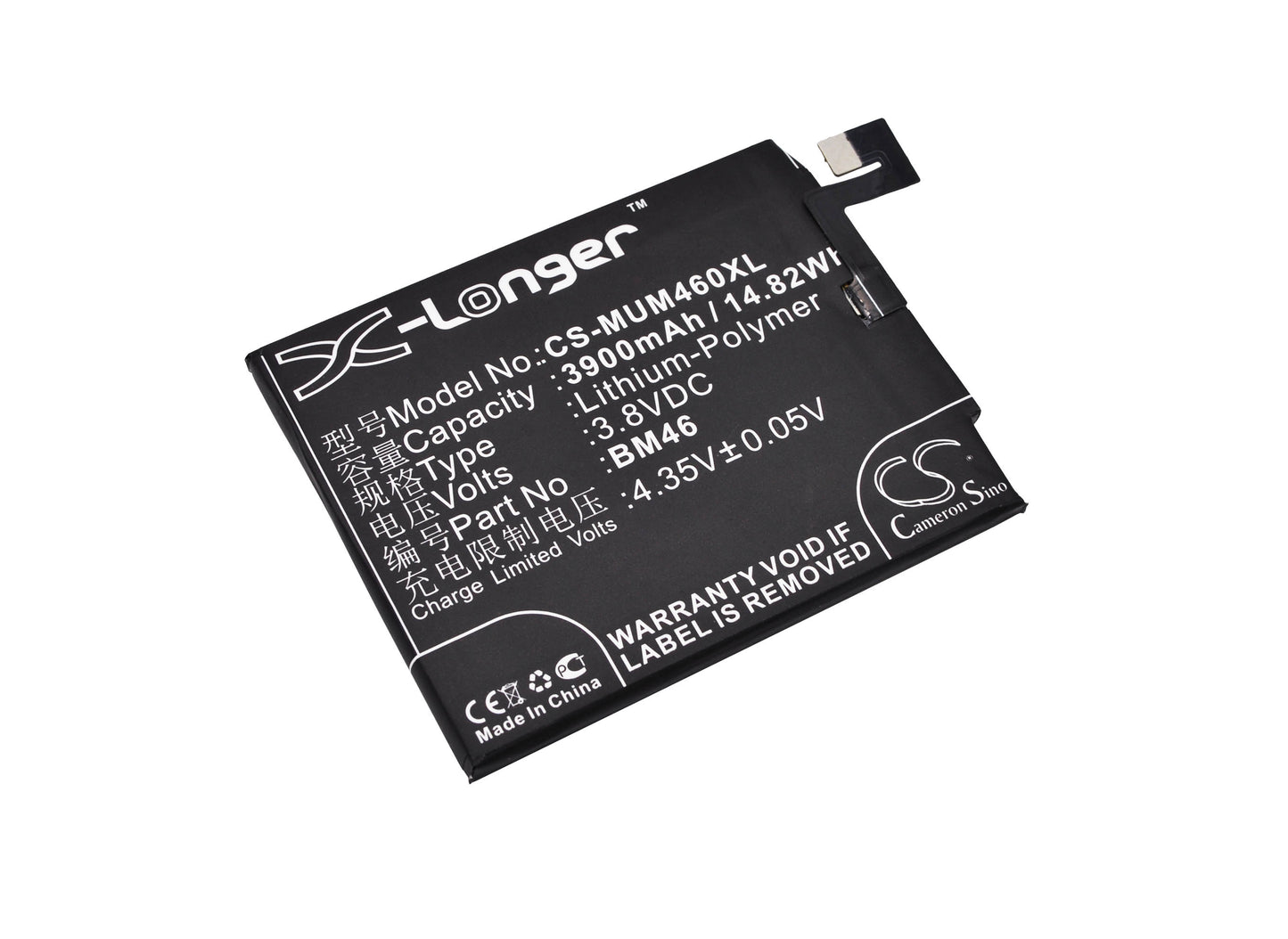 Batteri till Xiaomi Redmi Note 3 3900mAh / 14.82Wh