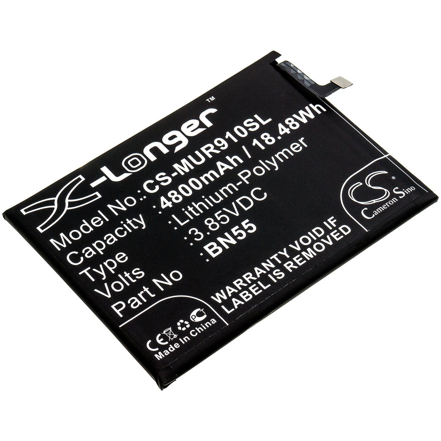 Battery for Xiaomi Redmi 9s 4800mAh / 18.48Wh
