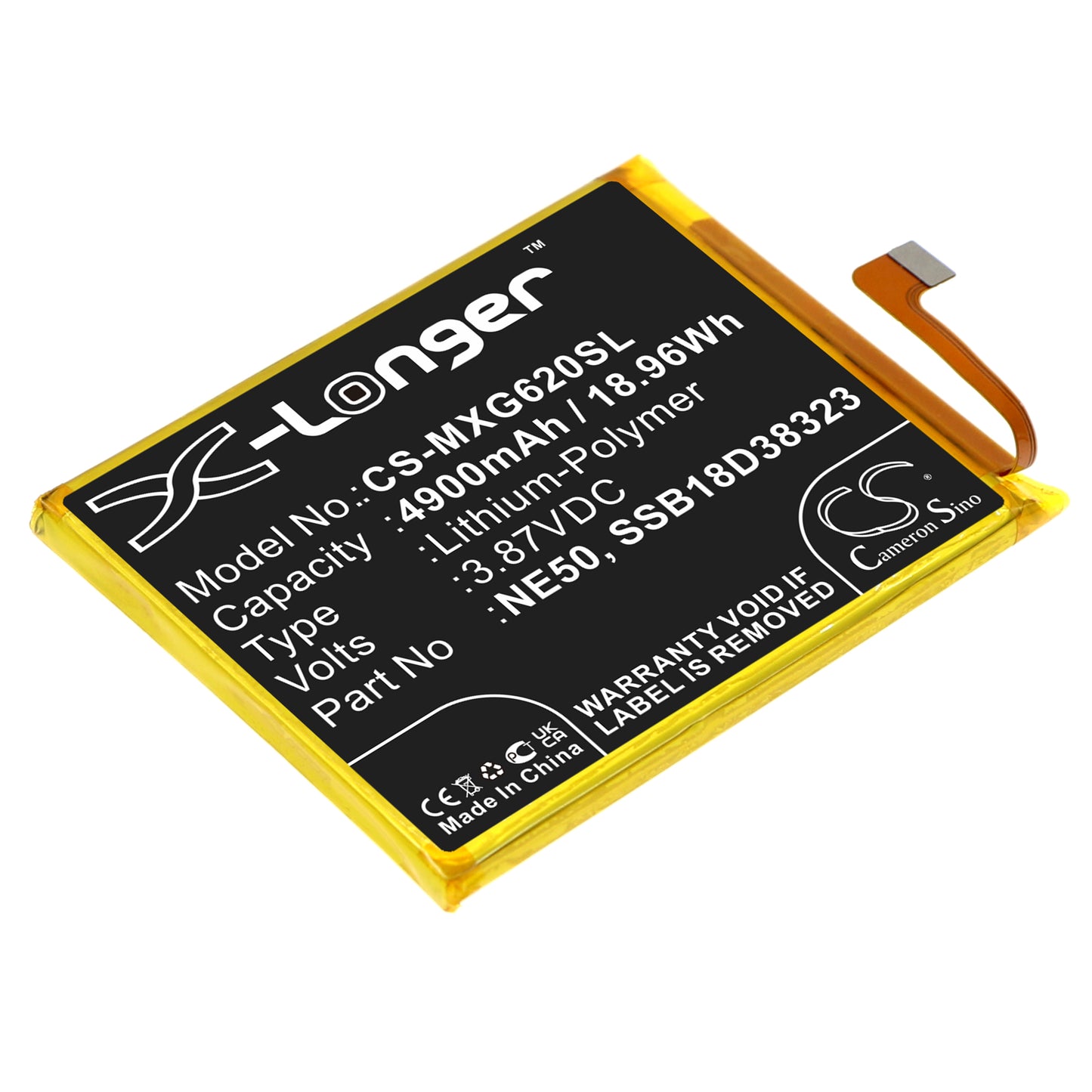 Batteri till Motorola Moto G82 4900mAh / 18.96Wh