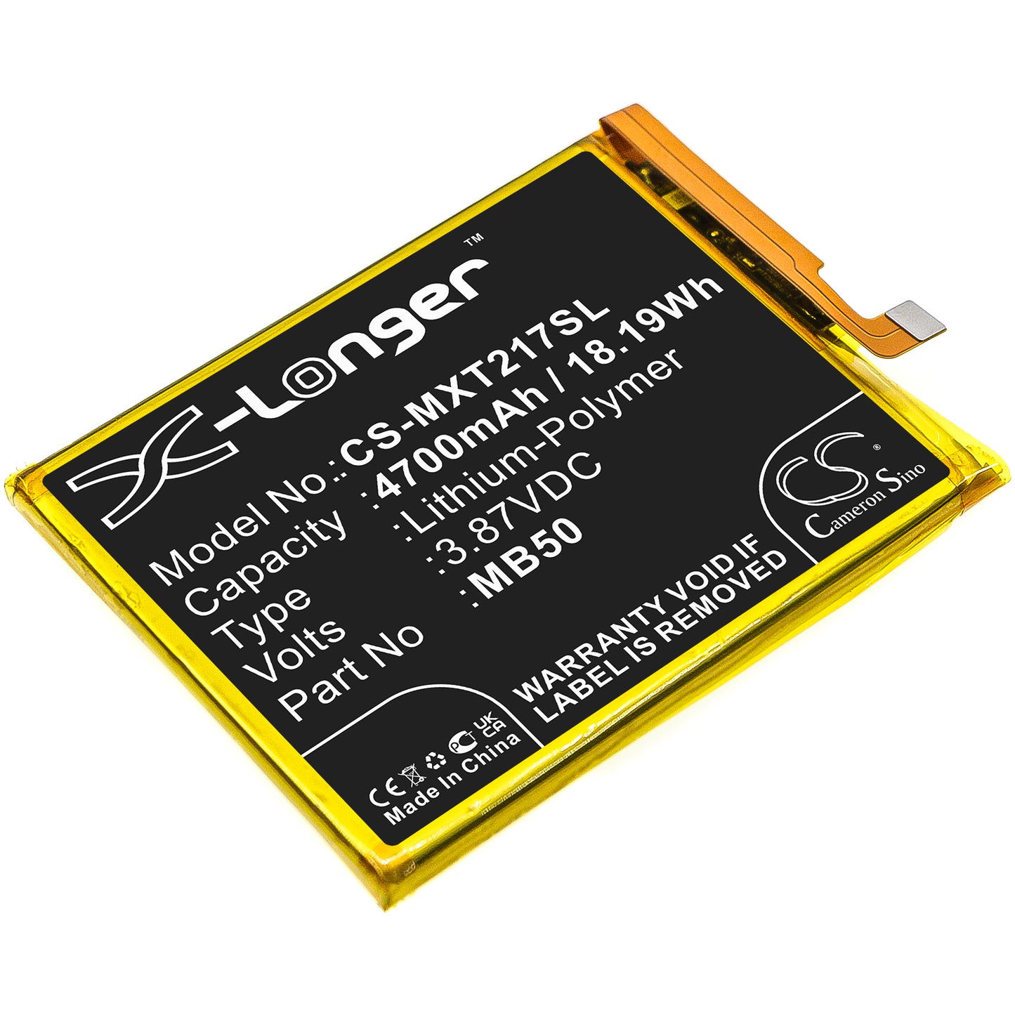 Akku Motorola Moto G200 5G 4700mAh / 18.19Wh