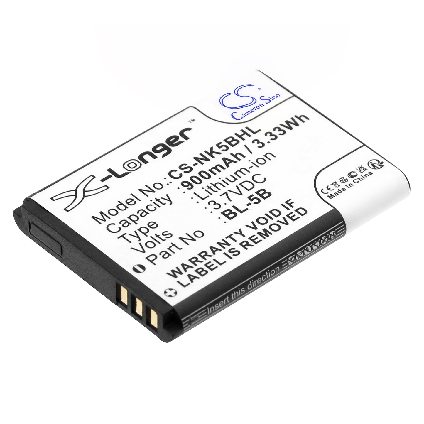 Batteri till Alcatel  One Touch S680 900mAh / 3.33Wh