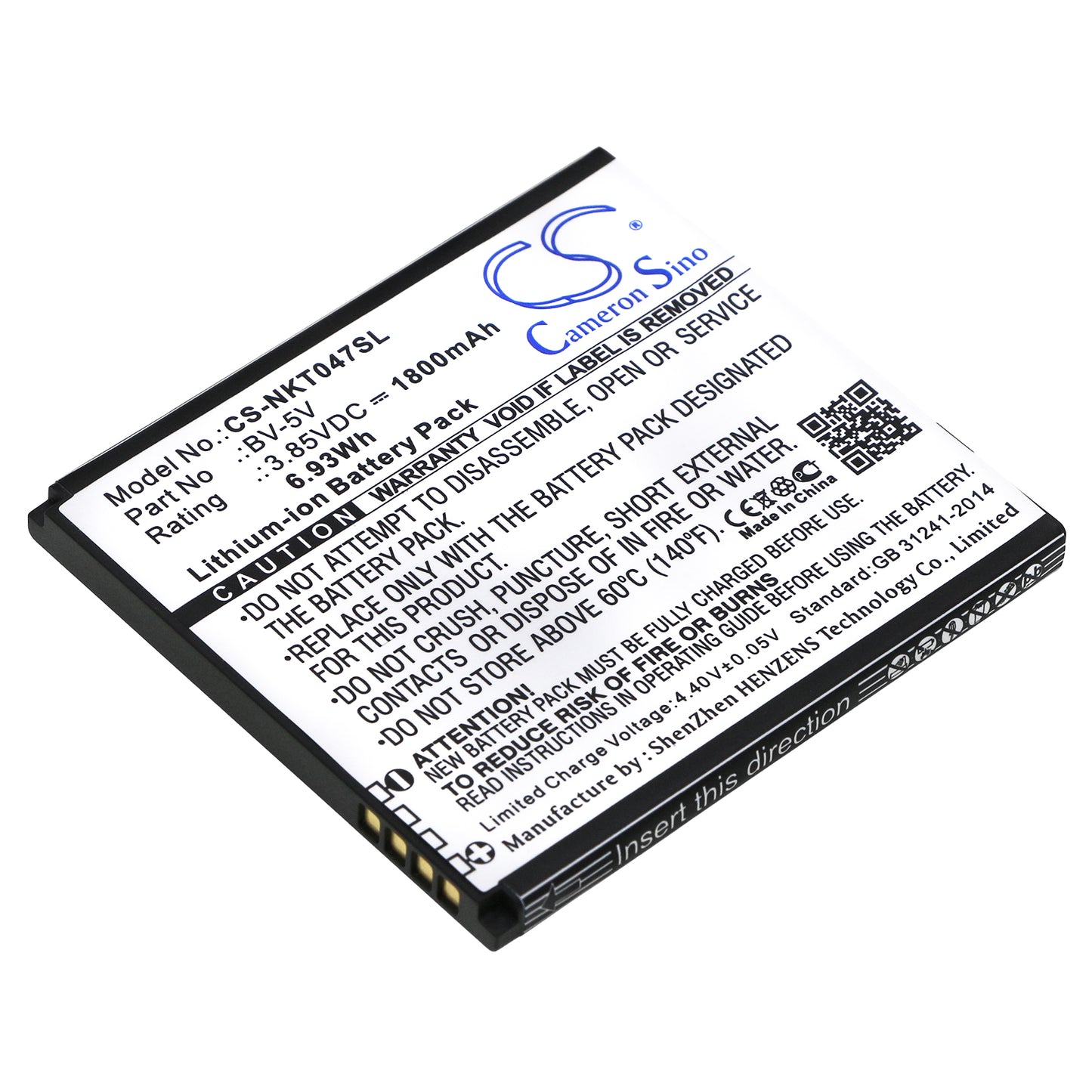 Akku Nokia TA-1047 1800mAh / 6.93Wh