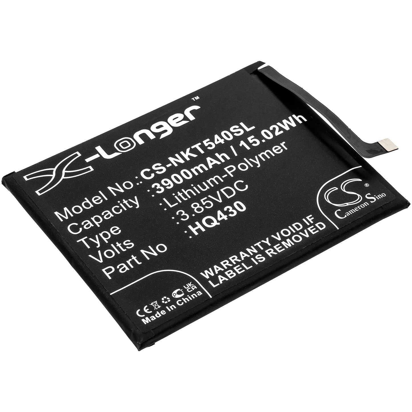 Battery for Nokia HMD 5.4 3900mAh / 15.02Wh