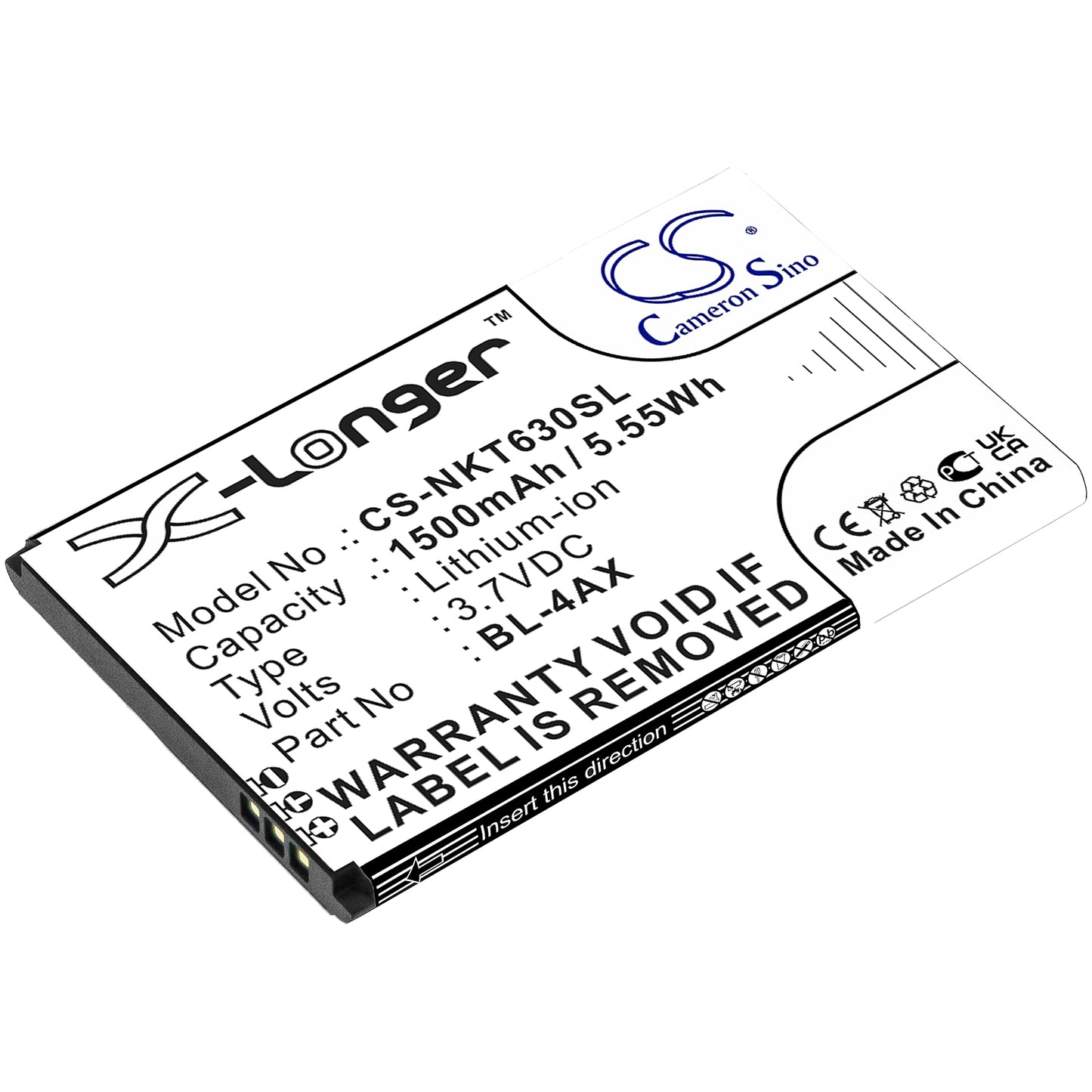 Battery for Nokia 6300 4G 1500mAh / 5.55Wh