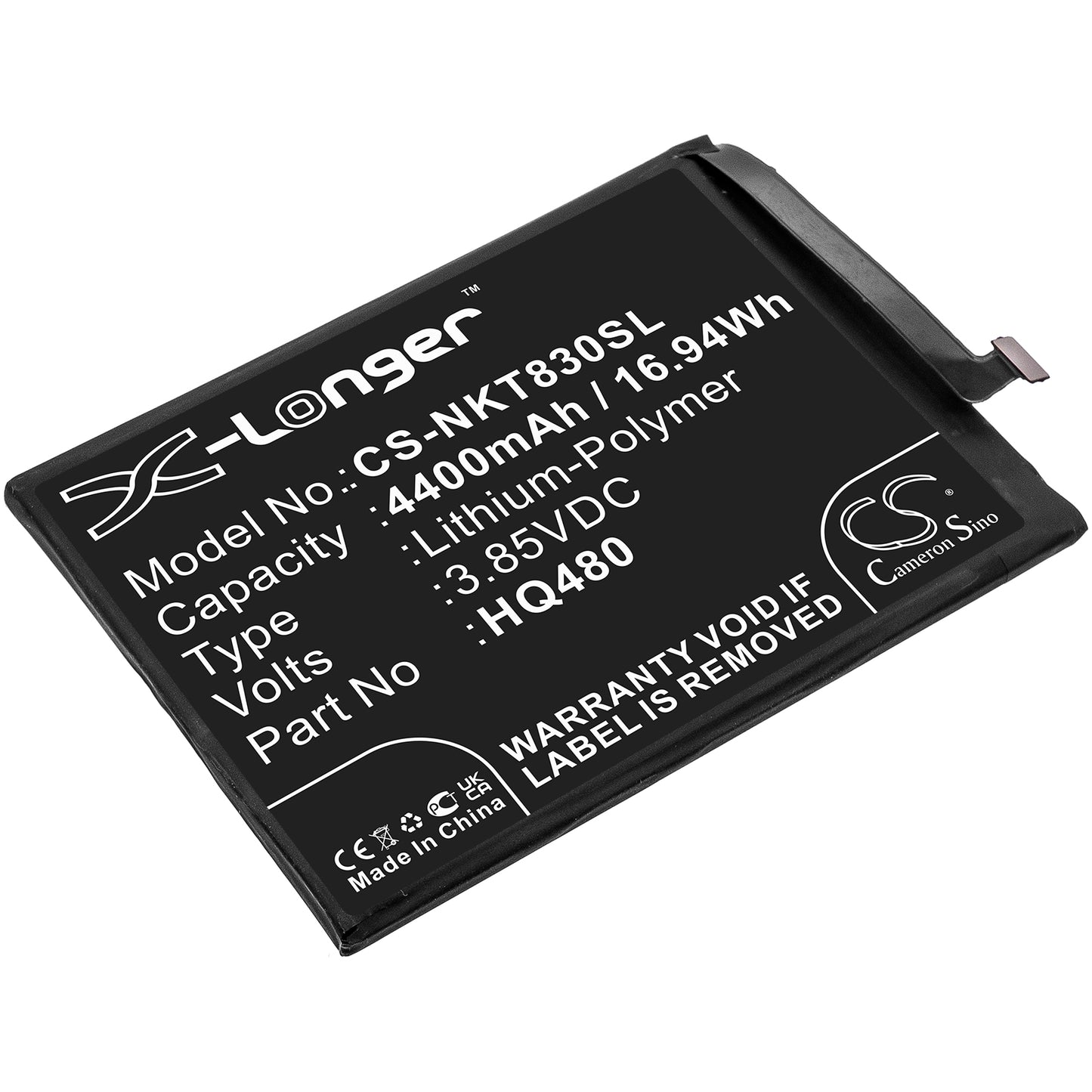 Battery for Nokia TA-1251 4400mAh / 16.94Wh
