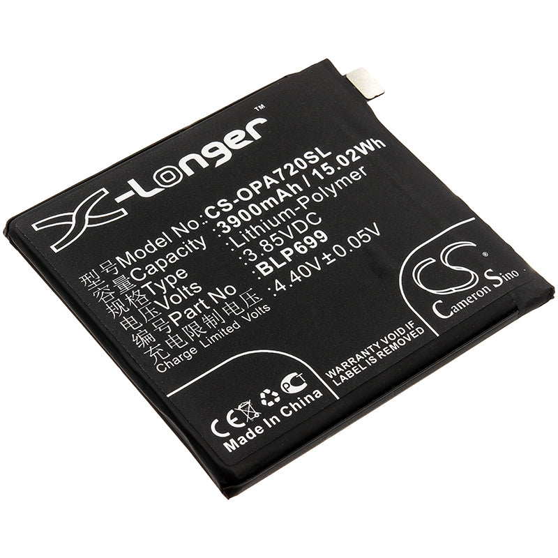 Akku Oneplus 7 Pro Premium Editionille 3900mAh / 15,02Wh