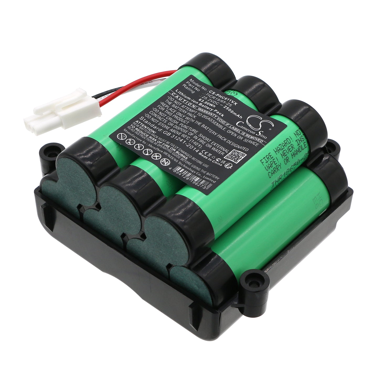 Batteri till Philips  FC6170 2500mAh / 63.00Wh