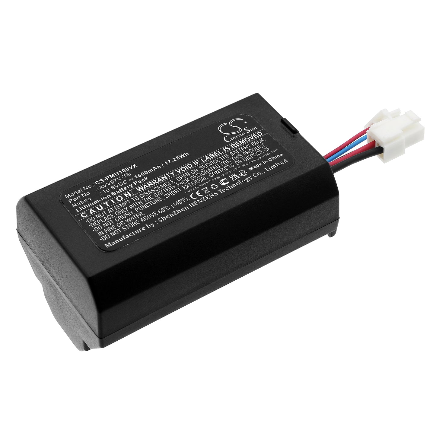 Batteri till Panasonic MC-SBU1F-H 1600mAh / 17.28Wh