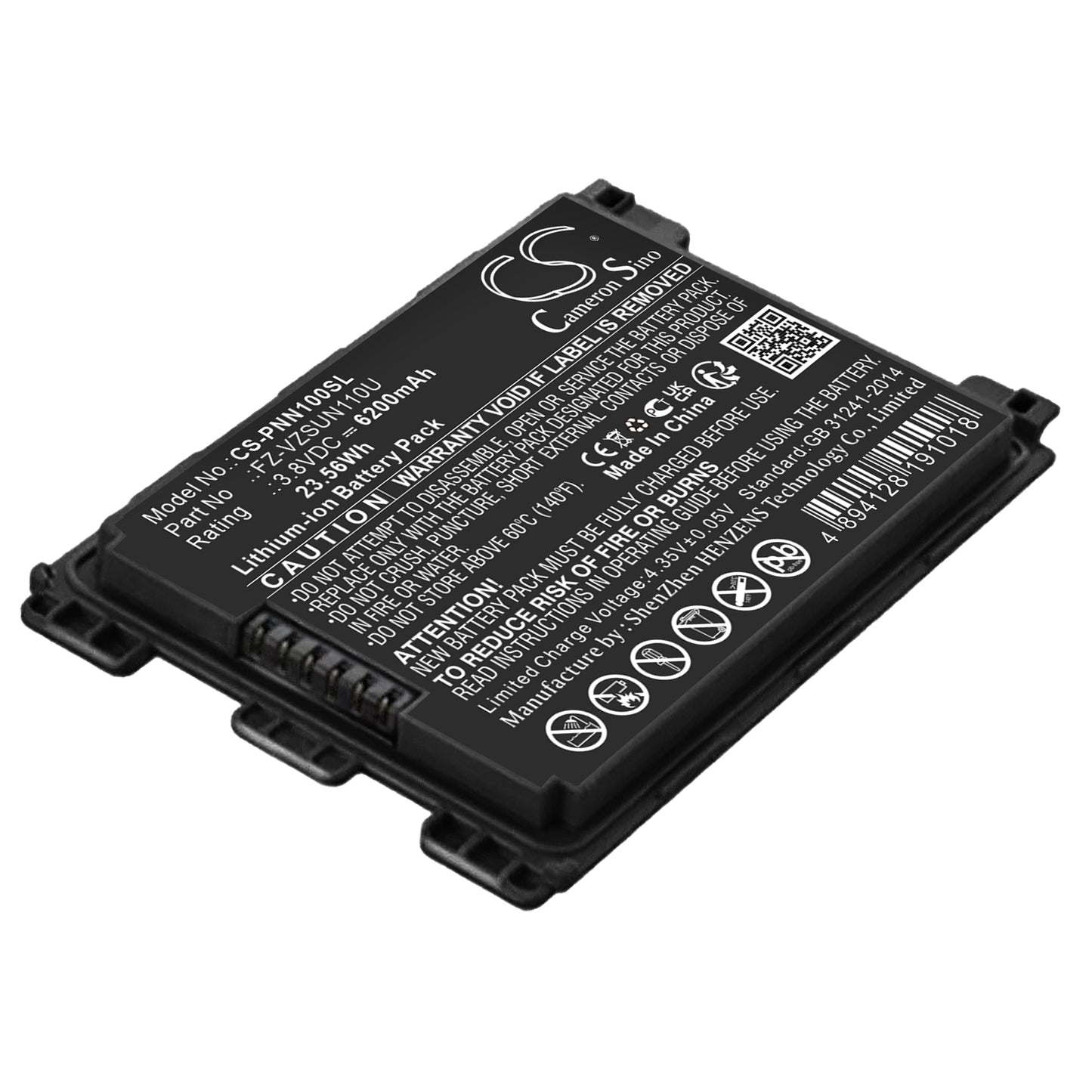 Batteri till Panasonic FZ-N1CKLAAZJ 6200mAh / 23.56Wh
