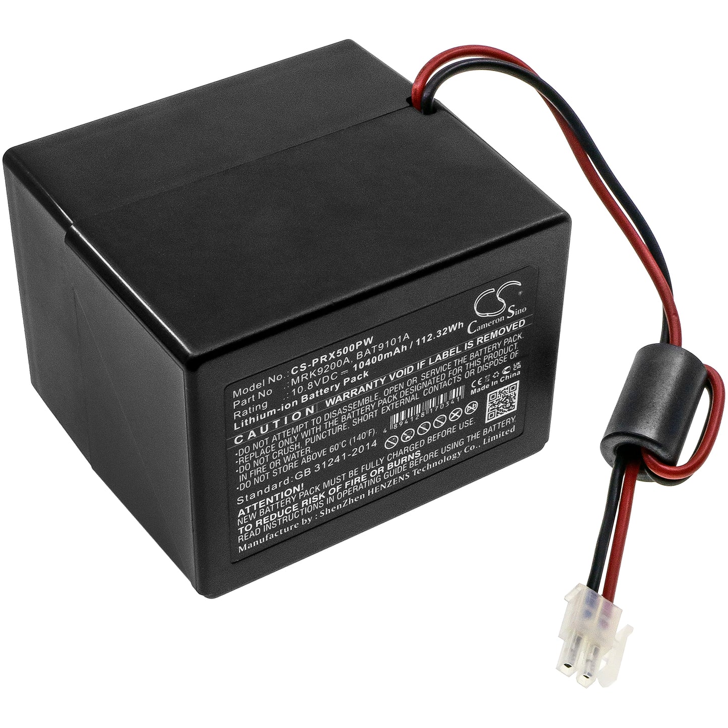 Batteri till Robomow RT700 2022 10400mAh / 112.32Wh