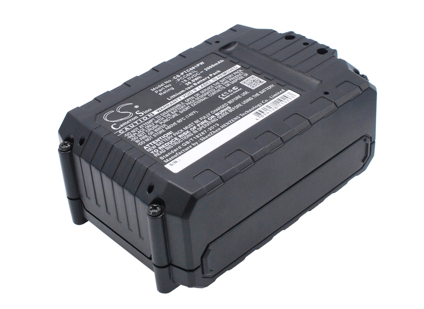 Batteri till Black & Decker LHT2220 2000mAh / 36.00Wh