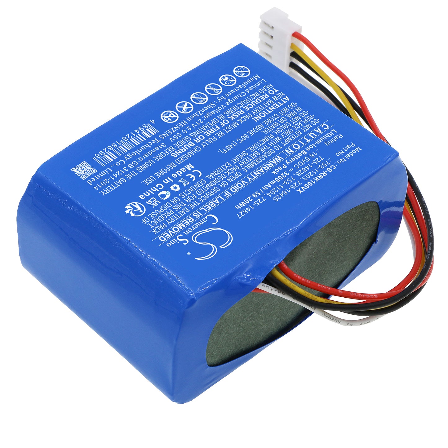 Akku Robomow RK1000 Prolle 3200mAh / 59.20Wh