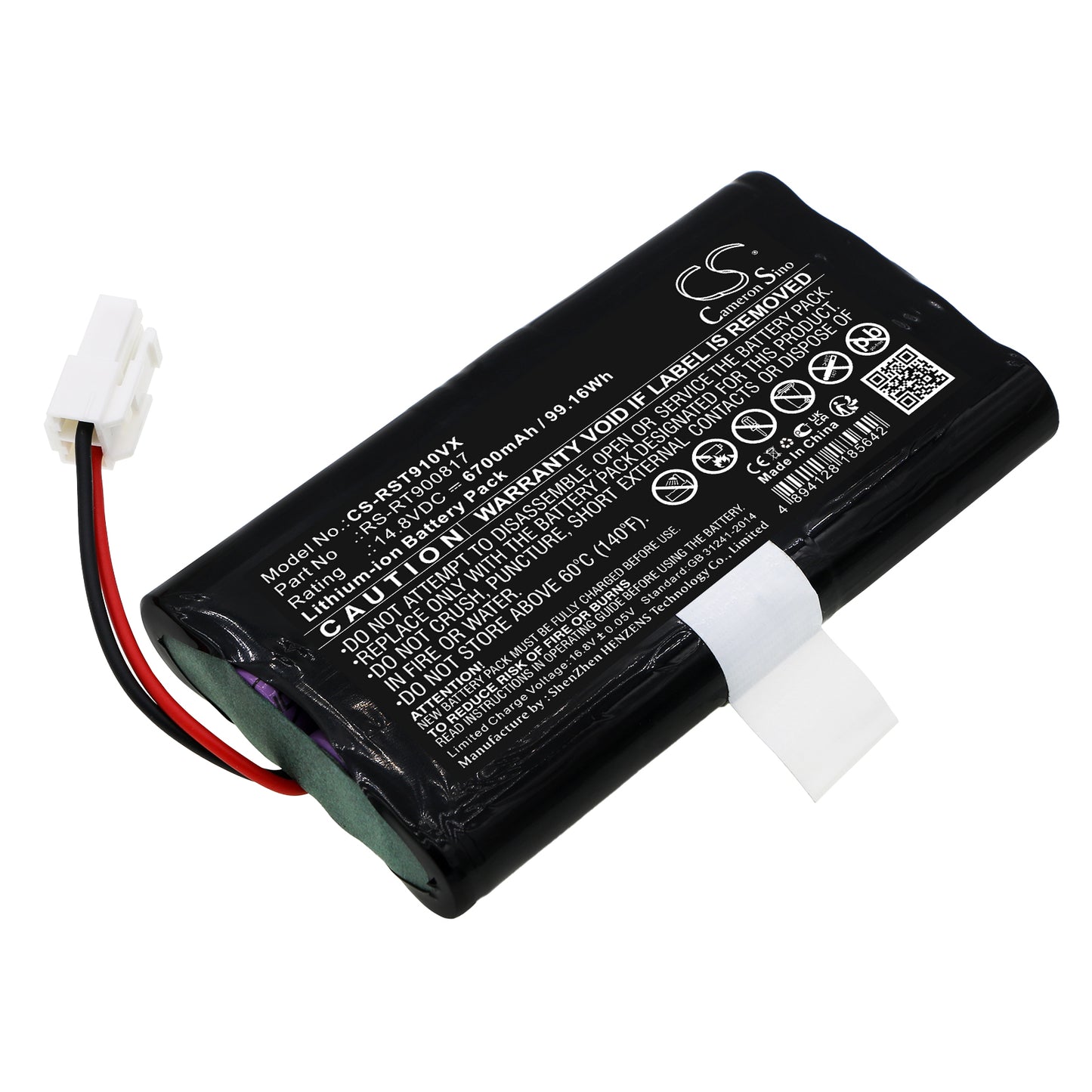 Akku Rowenta RR8147WH 6700mAh / 99.16Wh