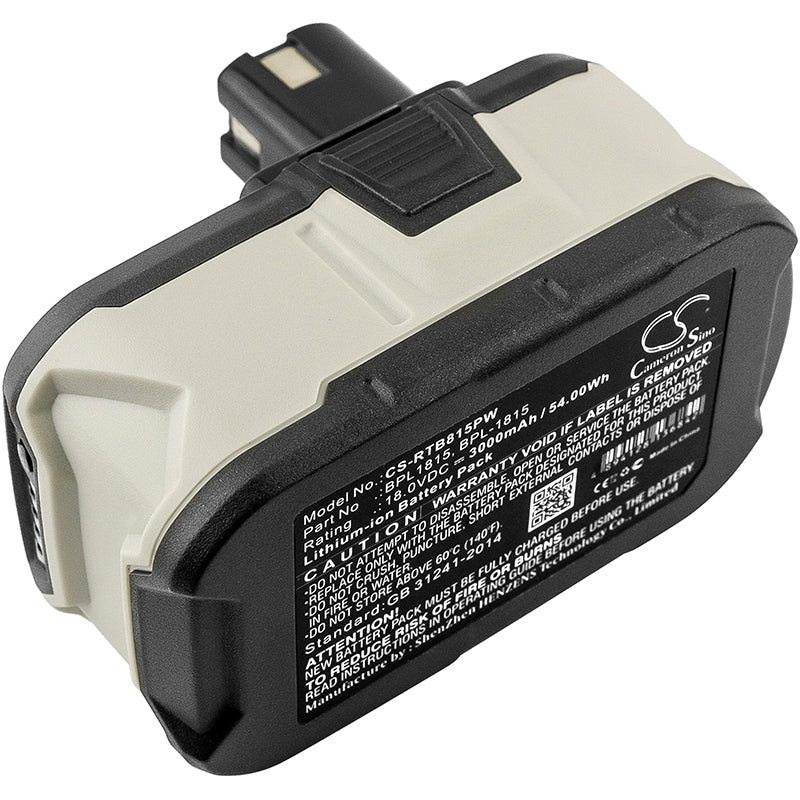 Battery for Ryobi BID-180L 3000mAh / 54.00Wh