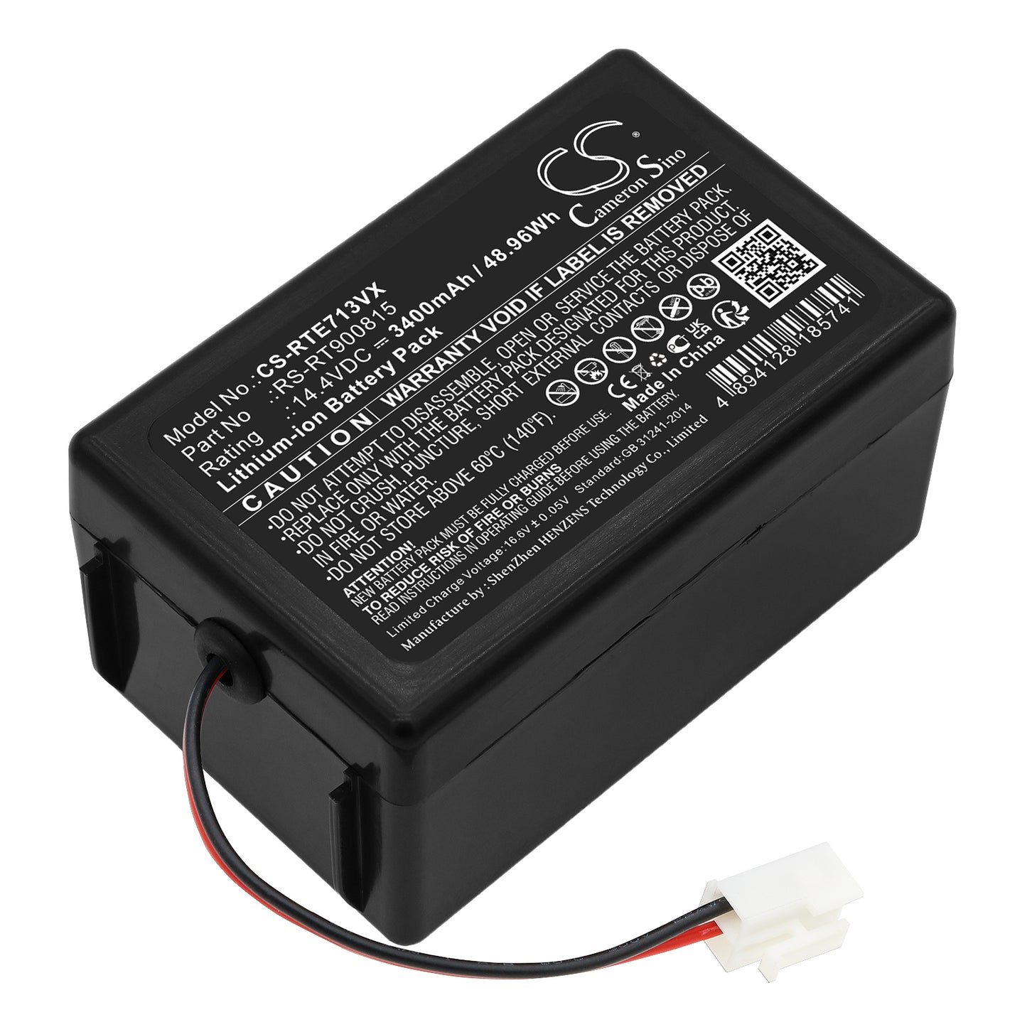 Akku Rowenta Smart Force Extreme RR7133 3400mAh / 48.96Wh