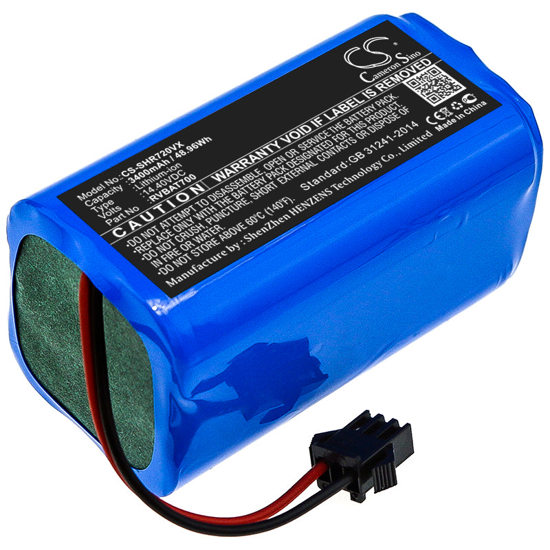 Batteri till Shark RV700 3400mAh / 48.96Wh