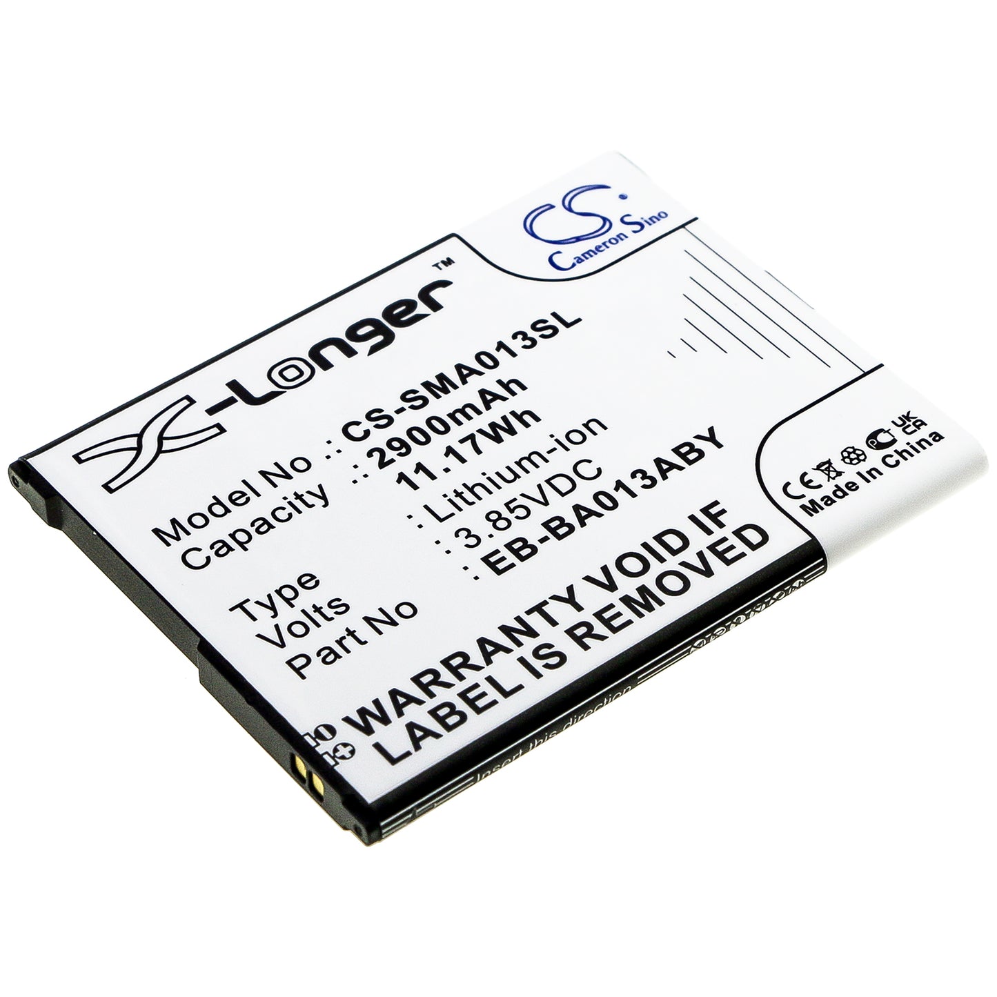 Battery for Samsung SM-A013M 2900mAh / 11.17Wh
