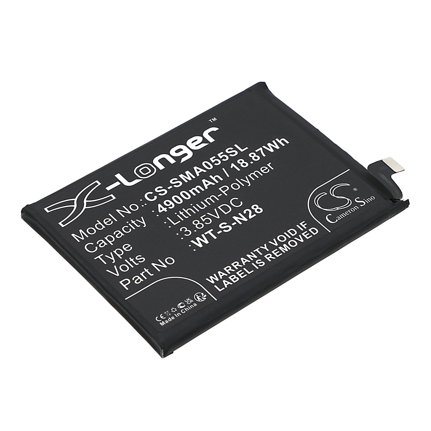 Akku Samsung SM-A055F 4900mAh / 18.87Wh